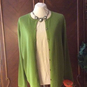Liz Baker Cardigan 🎀 Size (L) 🎀 Green 🎀